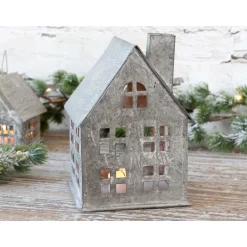 Chic Antique Winterliches Lichthaus aus Eisen