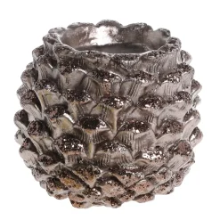 Chic Antique Zapfen Teelichthalter mit Glitzer