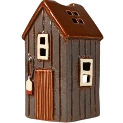 Det Gamle Apotek Lichthaus Keramikhaus Strandhütte grau