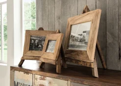 Faktorei Teakholz-Bilderrahmen mit Ständer