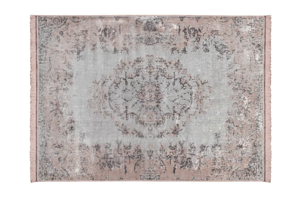 Faktorei Vintage-Teppich VAN DYCK mit Fransen