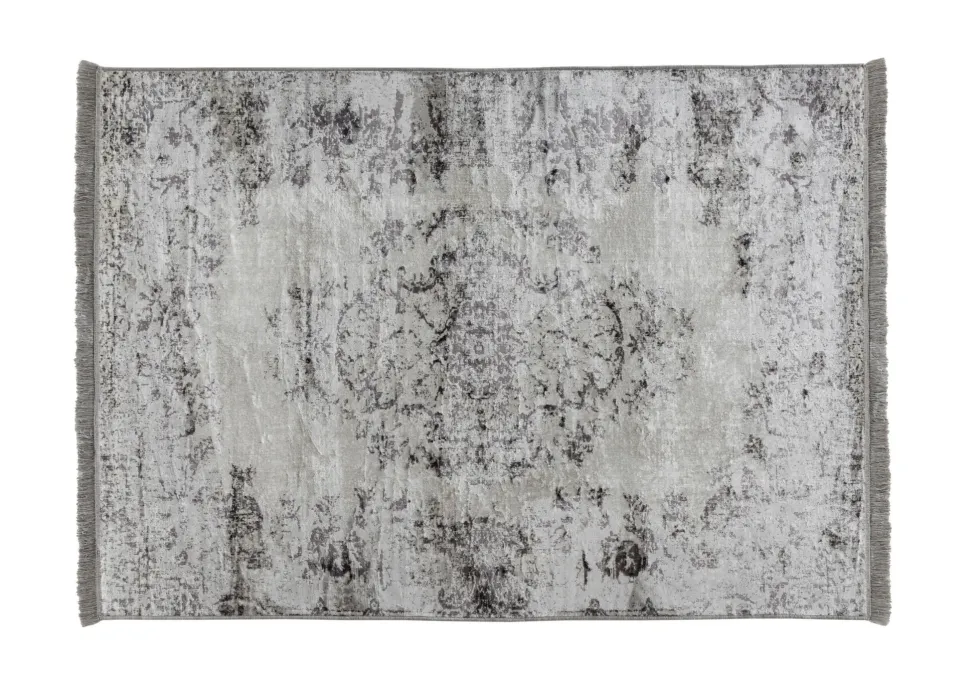 Faktorei Vintage-Teppich VAN DYCK mit Fransen