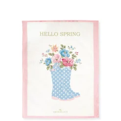 GreenGate Geschirrtuch Pieceprinted Josefina Summer White