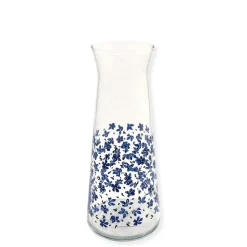 GreenGate Glas Karaffe Dahla blue