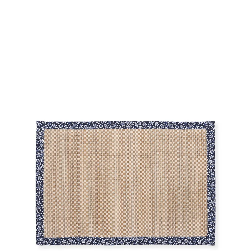 GreenGate Tischset Dahla blue mit Baumwolle