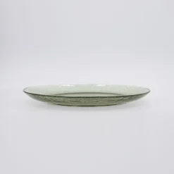 House Doctor Großer Teller aus Glas Rain 2er