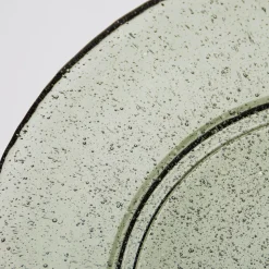 House Doctor Großer Teller aus Glas Rain 2er