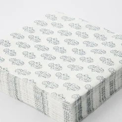 House Doctor Servietten Flower grau