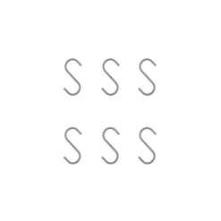 House Doctor S-Haken Snap 6er Set