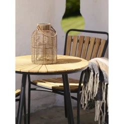 House Nordic Brentford Garten Lampe mit Solar, Polyrattan