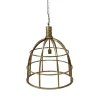 HSM Collection Hängelampe Gold Metall