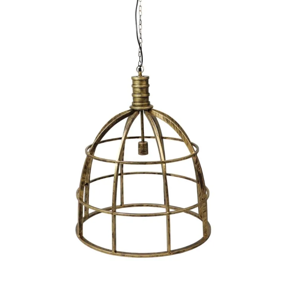 HSM Collection Hängelampe Gold Metall