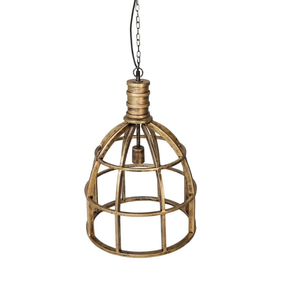 HSM Collection Hängelampe Gold Metall