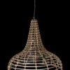 HSM Collection Pendelleuchte Rattan Natur
