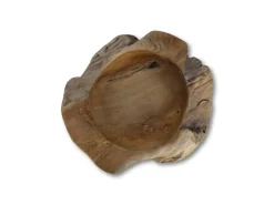 HSM Collection Teakholz Obstschale Bienenwachs behandelt