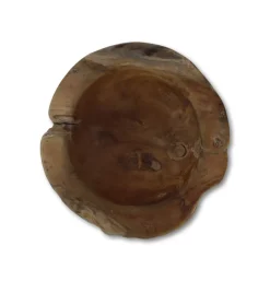 HSM Collection Teakholz Obstschale Bienenwachs behandelt