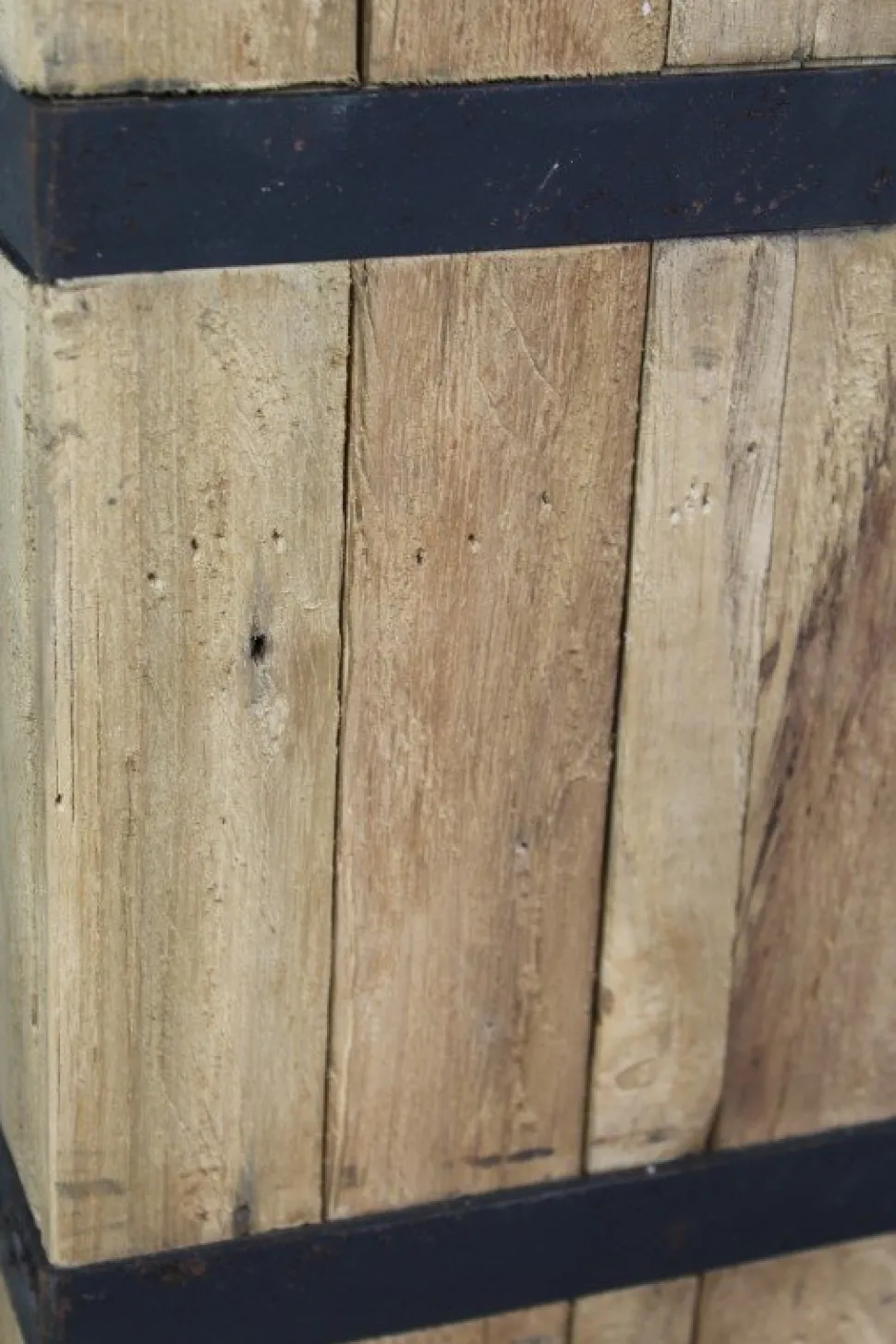 HSM Collection Tischlampe Singa Teak/Eisen