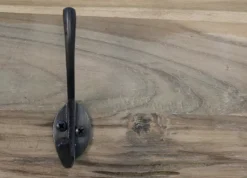 HSM Collection Wandgarderobe Natur Eisenbahnschwelle