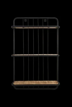 HSM Collection Wandregal Mangoholz/Eisen