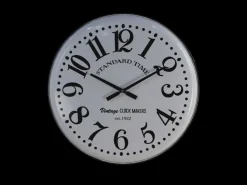 HSM Collection Wanduhr Roman weiß