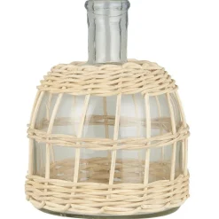 IB Laursen Apothekerglas mit Rattangeflecht