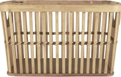 IB Laursen Bambus Korb mit Griffen offenes Geflecht