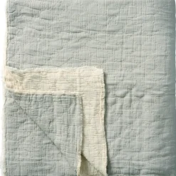 IB Laursen Bettdecke doppelt, doppelt gewebt Karo-Stickerei