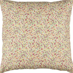 IB Laursen Blumiger Kissenbezug aus Baumwolle quadratisch