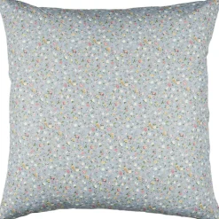 IB Laursen Blumiger Kissenbezug aus Baumwolle quadratisch