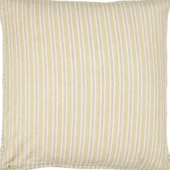 IB Laursen Boxkissenbezug August natur mit blauen und weissen Streifen