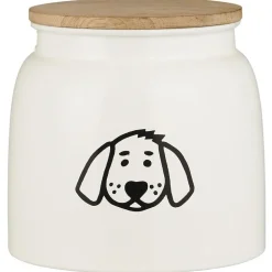 IB Laursen Dose für Hundefutter mit Holzdeckel