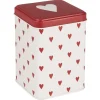 IB Laursen Dose mit Herzen viereckig