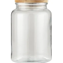 IB Laursen Glas Behälter mit Holzdeckel
