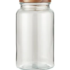IB Laursen Glas Behälter mit Holzdeckel