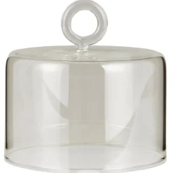 IB Laursen Glasglocke rund mit Henkel