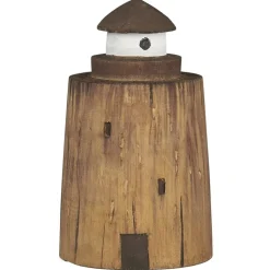 IB Laursen Holz Leuchtturm Deko Nautico