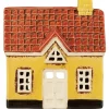 IB Laursen Keramik Haus für Teelicht My Home Town gelb