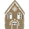 IB Laursen Keramik Lebkuchenhaus Teelichthaus Stillenat Schneekristall