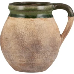 IB Laursen Keramik Vase mit Henkel naturfarbig Avignon