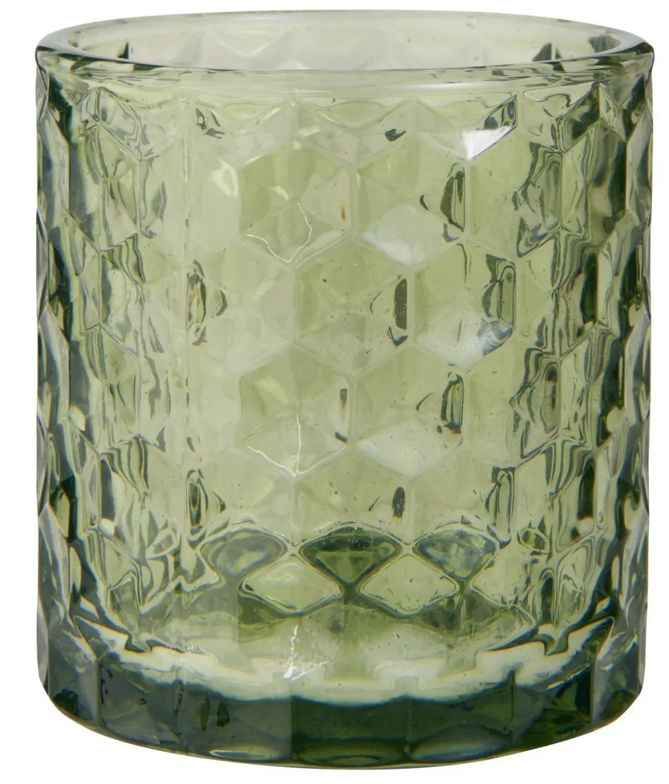 IB Laursen Kerzenhalter für Teelicht farbig Glas