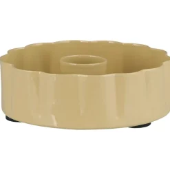 IB Laursen Kerzenhalter für Stabkerze gewellte Kante