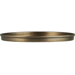 IB Laursen Kerzentablett aus Metall mit Kante