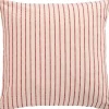 IB Laursen Kissenbezug Holly mit roten eingewebten Streifen