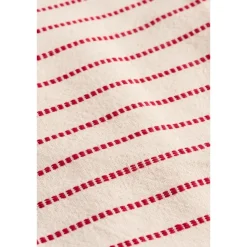 IB Laursen Kissenbezug Holly mit roten eingewebten Streifen