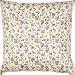 IB Laursen Kissenbezug mit lila und braunen Blumen