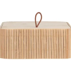IB Laursen Kleine Schachtel mit Deckel quadratisch aus Bambus