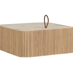 IB Laursen Kleine Schachtel mit Deckel quadratisch aus Bambus