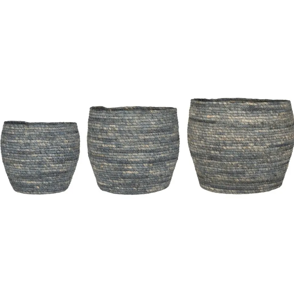 IB Laursen Korbset aus Mais Blau