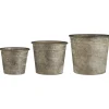 IB Laursen Metall Töpfe 3er Set Urban Garden