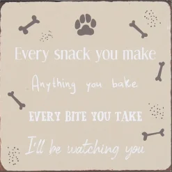 IB Laursen Metallschild Every snack you make